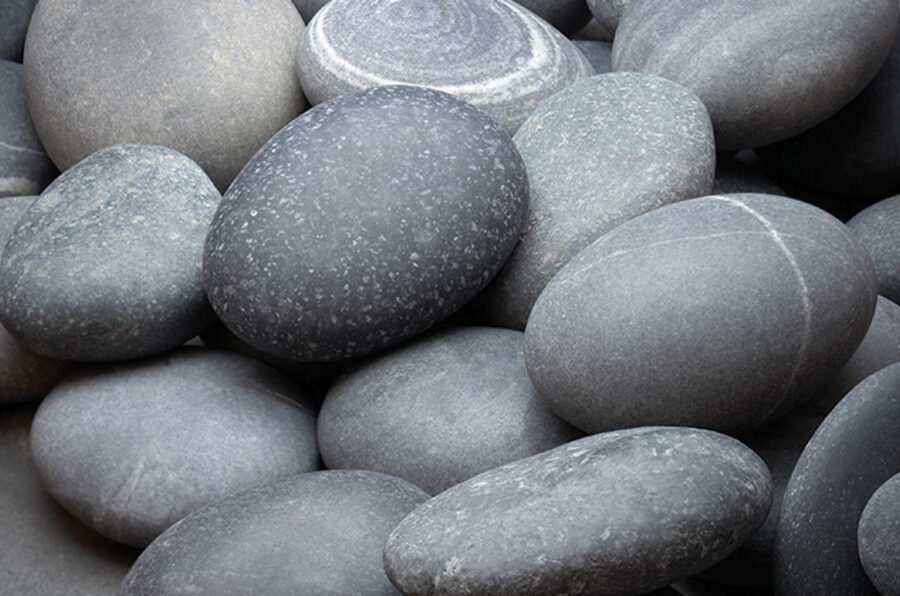 medium grey fire stones