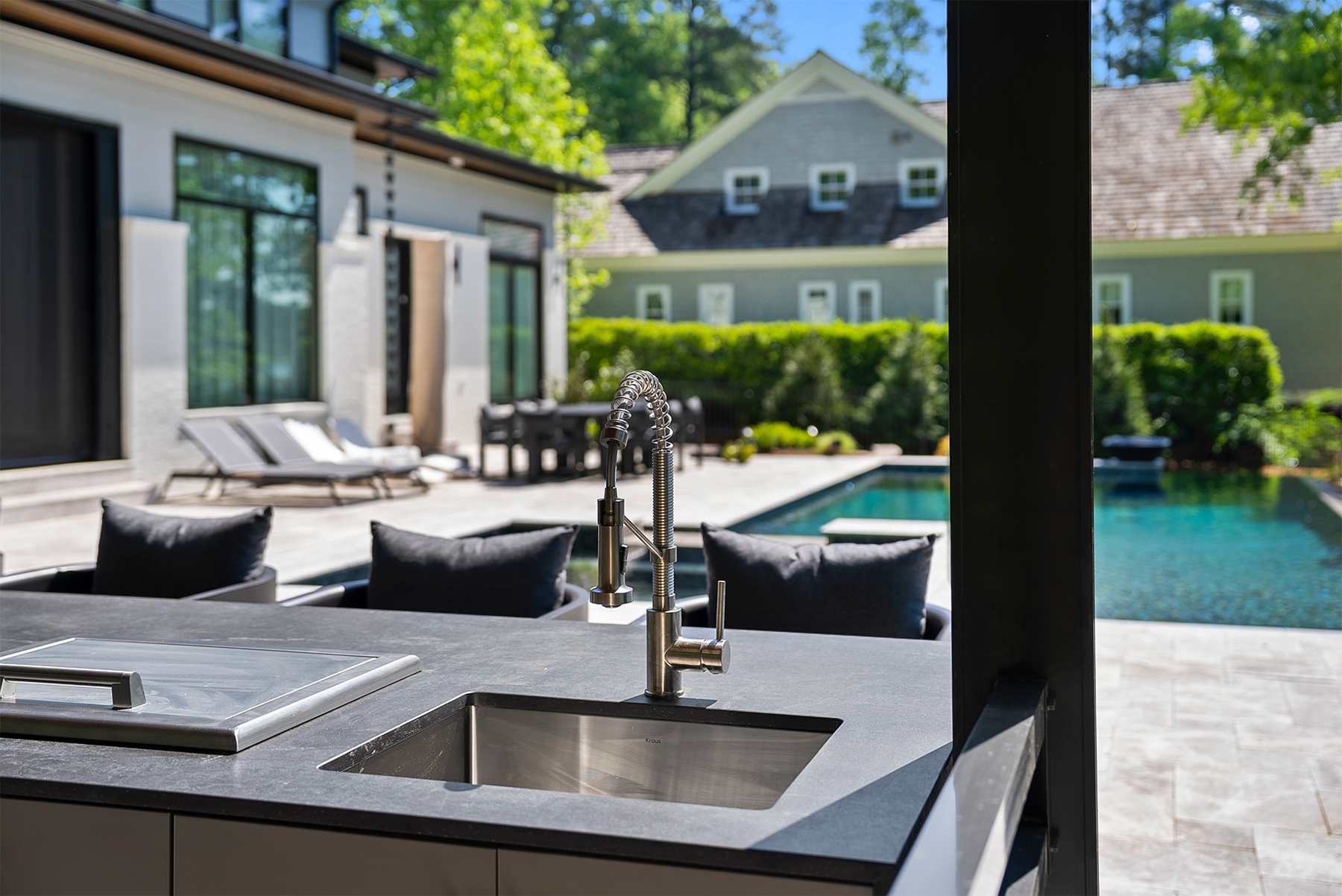 Landscape Architecture with Custom Outdoor Kitchen